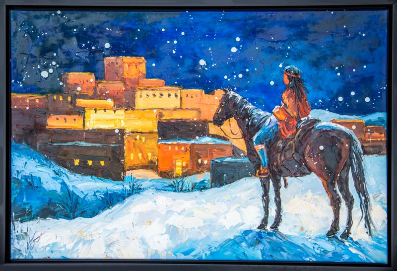 Village Warmth 24&quot; x 36&quot;