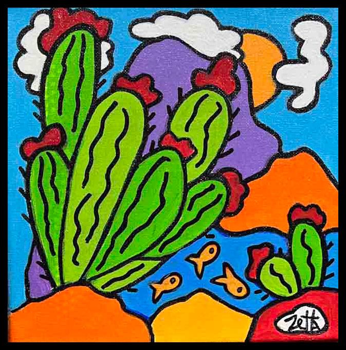 YES FISH 8&quot; x 8&quot;