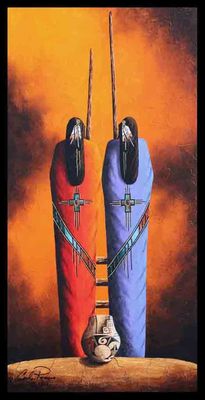PRAYER AT FIRST MESA 30&quot; x 15&quot;