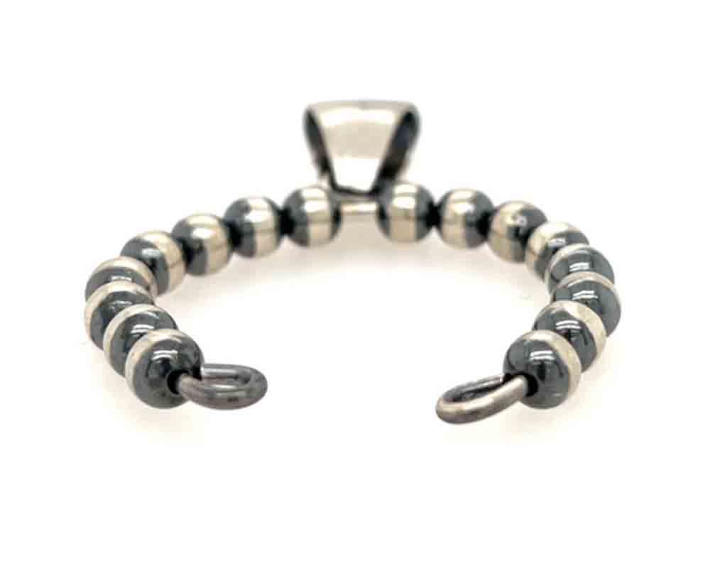 SILVER NAVAJO PEARLS NAJA PENDANT - NAVAJO - JAN MARIANO