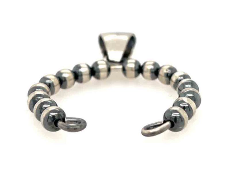 SILVER NAVAJO PEARLS NAJA PENDANT - NAVAJO - JAN MARIANO SILVER NAVAJO PEARLS NAJA PENDANT - NAVAJO - JAN MARIANO
