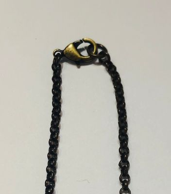 BRASS TEXTURED NECKLACE KAN45
