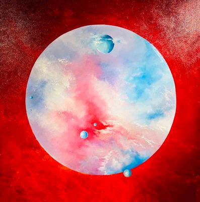 COSMIC ESCAPE 36&quot; X 36&quot;