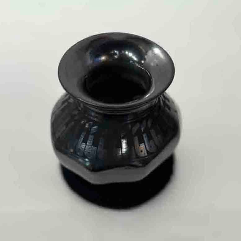 MATA ORTIZ BLACK GRAPHITE SM VASE - 4 X 3