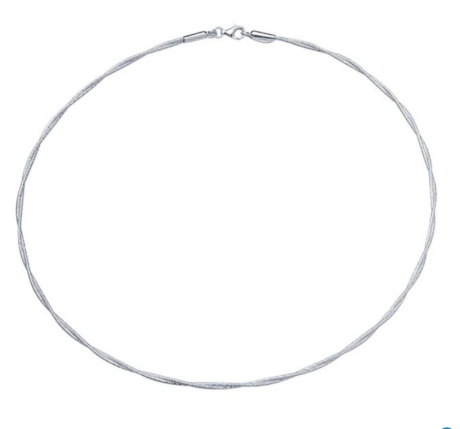 SS 2.4MM TWT CHAIN, Size: 16&quot;