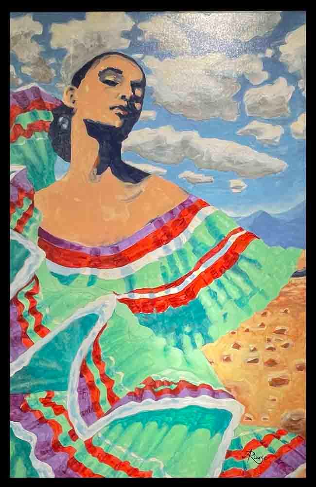 &quot;DESERT DANGE&quot; 36&quot;x24&quot;