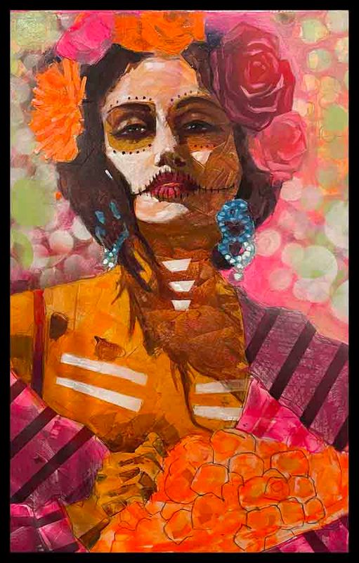 "ROSA DEL DIA" 36"x24" "ROSA DEL DIA" 36"x24"