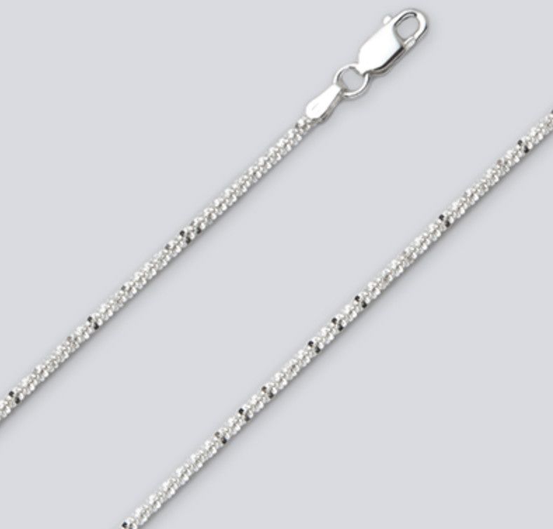 SS 1.8MM DIA CUT TWT CHAIN, Size: 16"