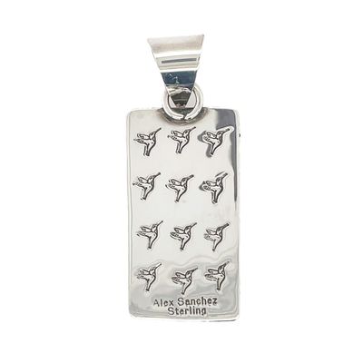 SILVER SYMBOLS PENDANT NAVAJO-ALEX SANCHEZ