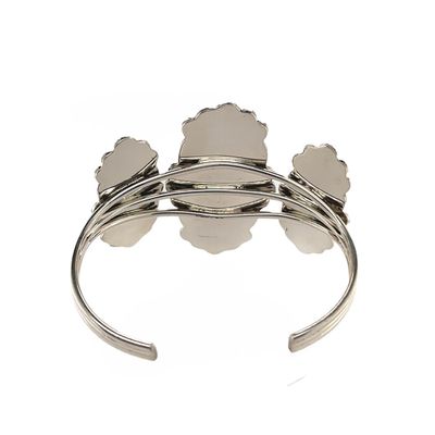 SILVER TURQUOISE CUFF BRACELET NAVAJO-RB