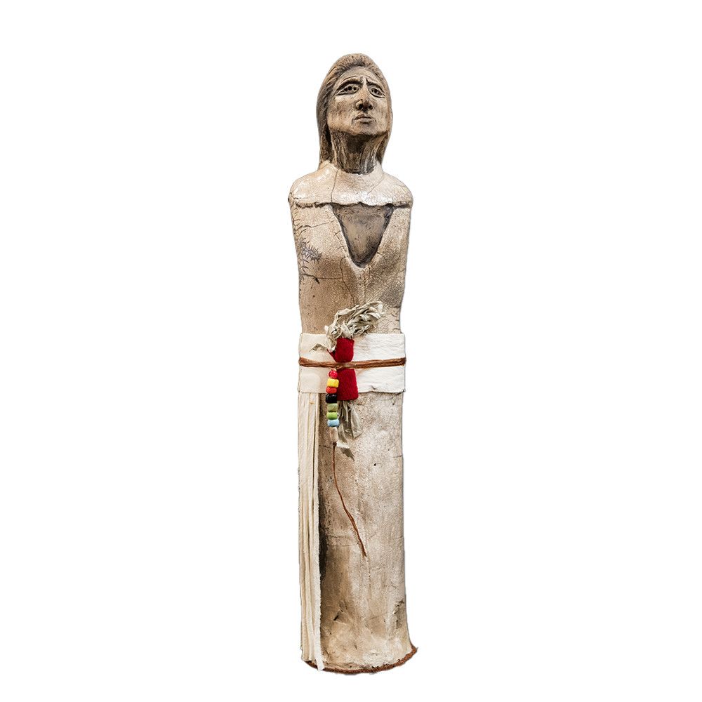 "HOLY LADY" 20x5 Clay Sculpture