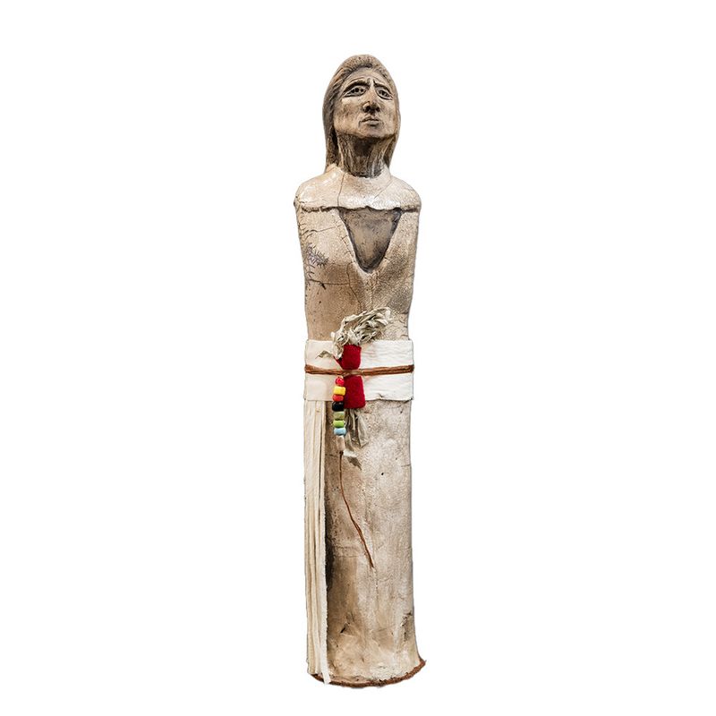 "HOLY LADY" 20x5 Clay Sculpture