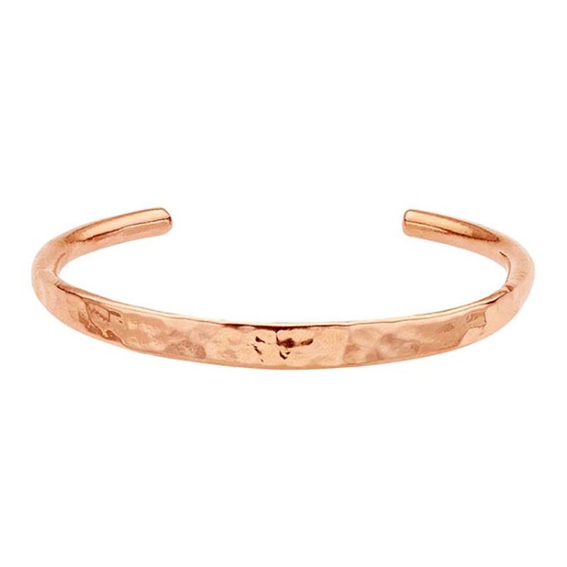 COPPER TAPERED HAMMERED CUFF BRACELET