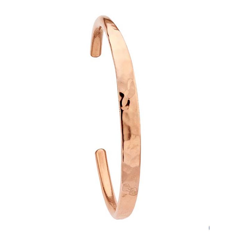 COPPER TAPERED HAMMERED CUFF BRACELET