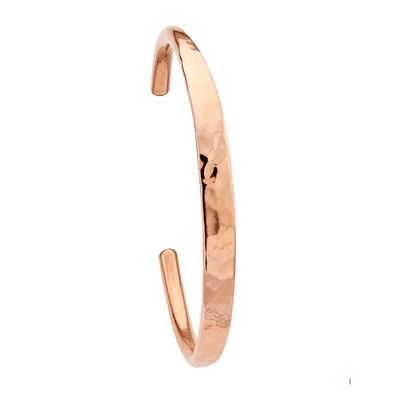 COPPER TAPERED HAMMERED CUFF BRACELET