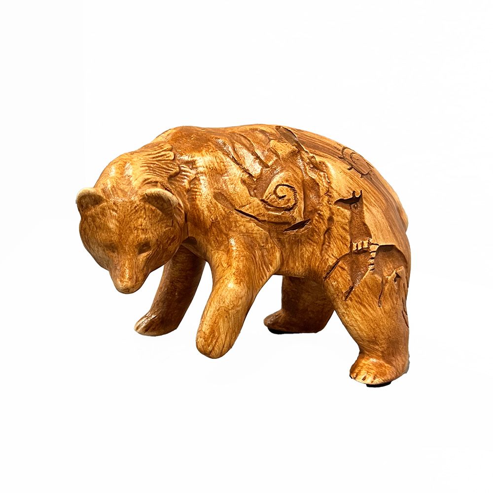 "BROTHER BEAR" Petroglyph Pottery 5x3.5