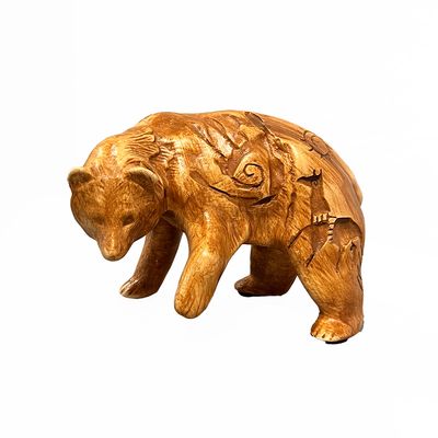 "BROTHER BEAR" Petroglyph Pottery 5x3.5