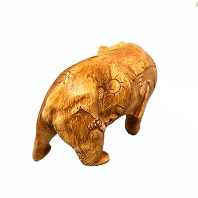"BROTHER BEAR" Petroglyph Pottery 5x3.5