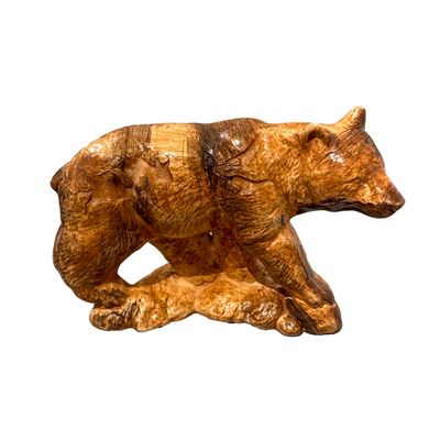 "WALKING BEAR" Petroglyph Pottery 4.5x6.5