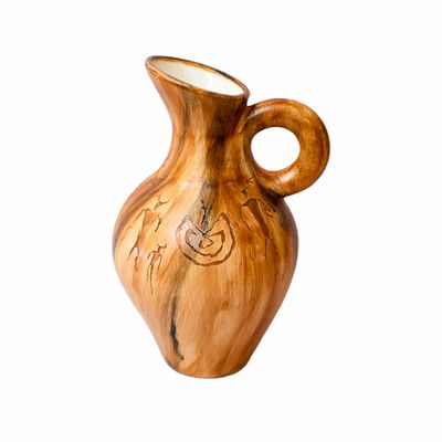 'TAHOMA" (Water Edge) Petroglyph Pottery 12” x 7” x 7”