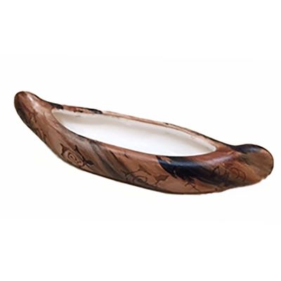 "WATER VESSEL" Petroglyph Pottery 8.5”x2”