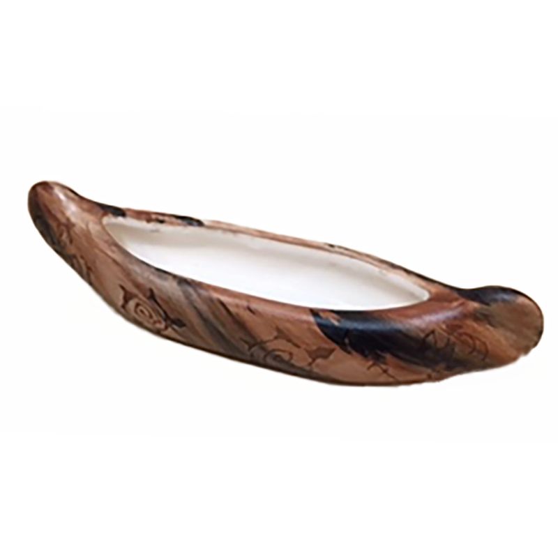 "WATER VESSEL" Petroglyph Pottery 8.5”x2”