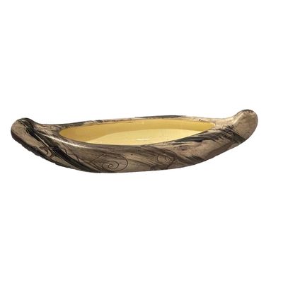 "WATER VESSEL" Petroglyph Pottery 8.5”x2”