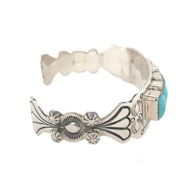SILVER BRACELET NAVAJO - EMERSON DELGARITO