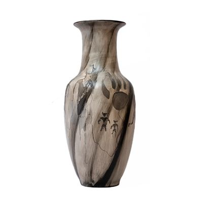 "MOTHER VASE" Petroglyph Pottery 13.5x6