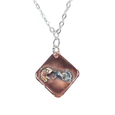 MIXED METALS OVER-LAY NECKLACE MIXED METALS OVER-LAY NECKLACE