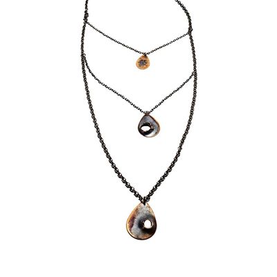 COPPER PUNCH HOLE NECKLACE KAN90