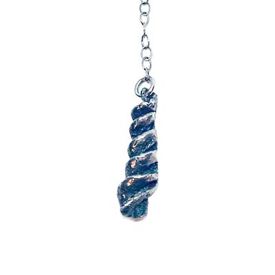 SILVER OXIDIZED PASTA LARIAT