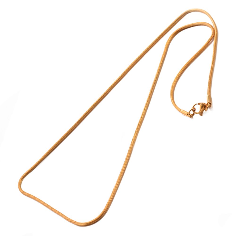 GOLD STAINLESS 1.5MM SNAKE CHAIN - 18