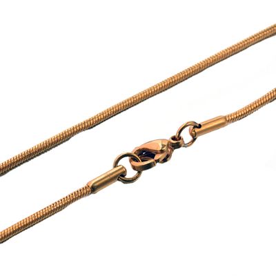 GOLD STAINLESS 1.5MM SNAKE CHAIN - 18
