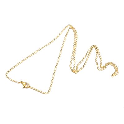 GOLD STAINLESS 3X2MM CABLE TWIST CHAIN - 20