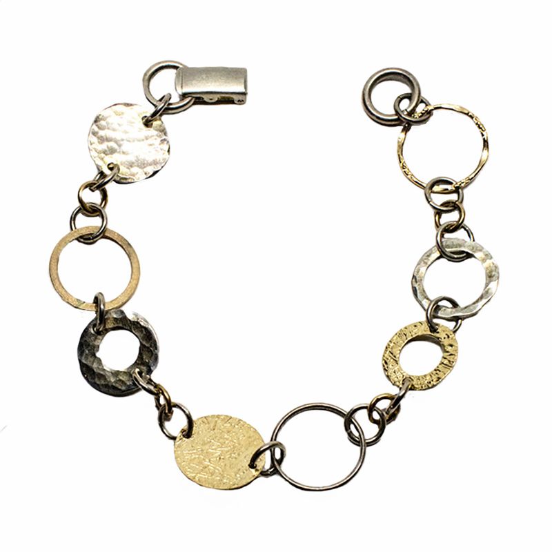 MIXED METALS LINK BRACELET