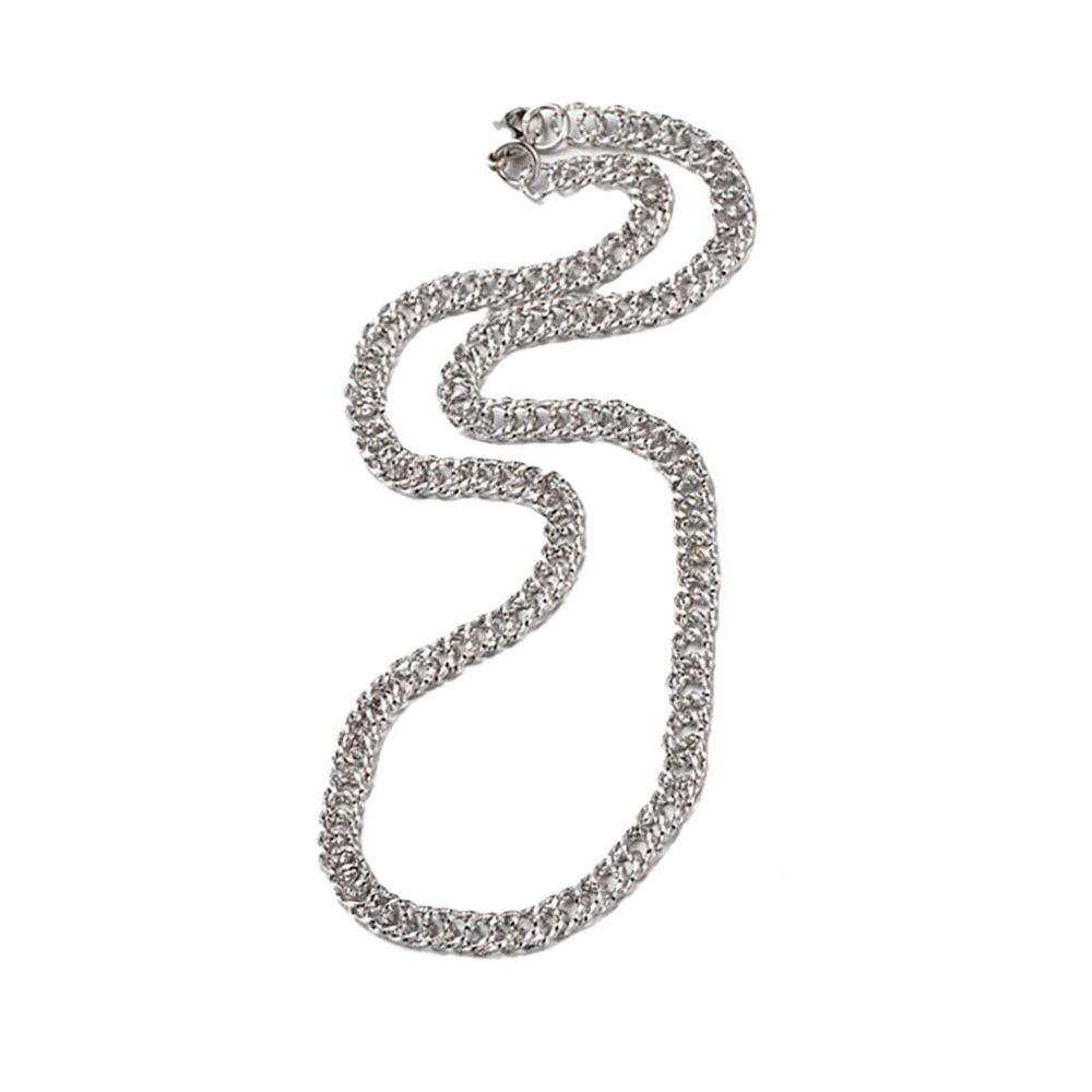 SILVER STAINLESS TEXTURED CHAIN -20
