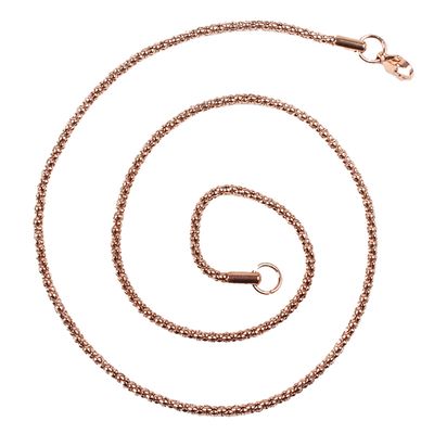 ROSE STAINLESS 3.2MM POPCORN CHAIN - 30 ROSE STAINLESS 3.2MM POPCORN CHAIN - 30