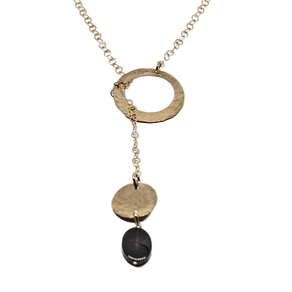 BRONZE HAMMERED LARIAT KAL008