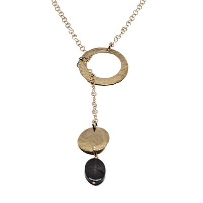BRONZE HAMMERED LARIAT KAL008