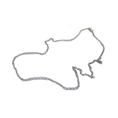 SILVER STAINLESS 3MM ROLO CHAIN 18" SILVER STAINLESS 3MM ROLO CHAIN 18"