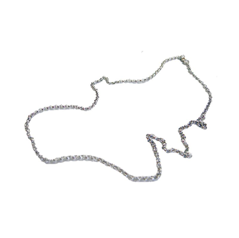 SILVER STAINLESS 3MM ROLO CHAIN 18"