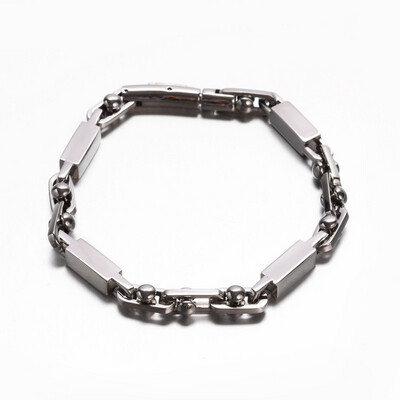 STAINLESS LINK BRACELET FJBGA