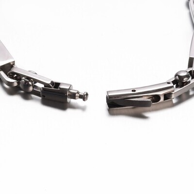 SILVER STAINLESS LINK BRACELET