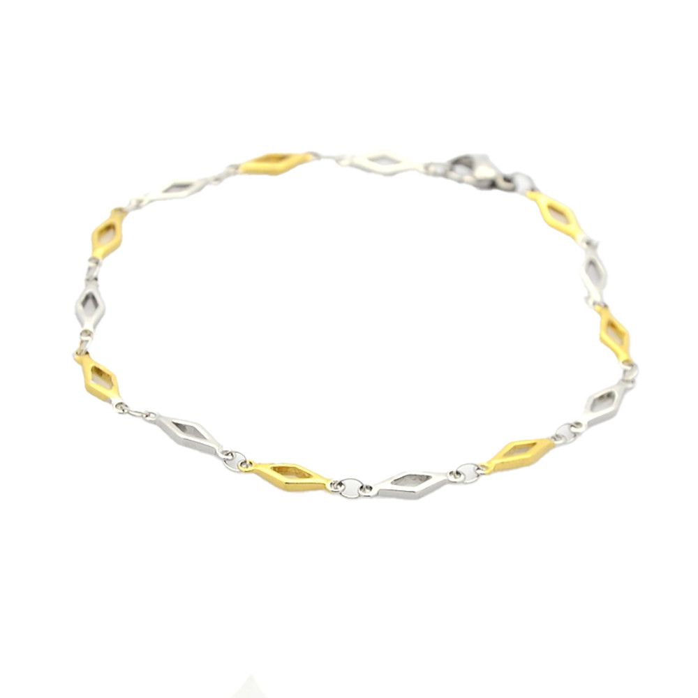 MIXED STAINLESS HORSE EYE BRACELET