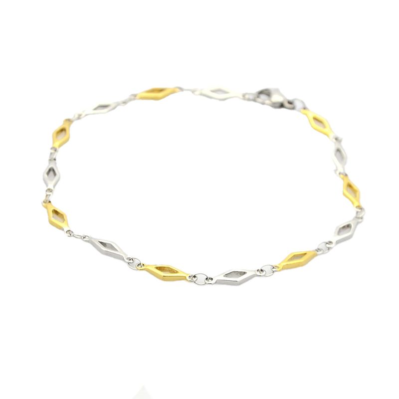 MIXED STAINLESS HORSE EYE BRACELET