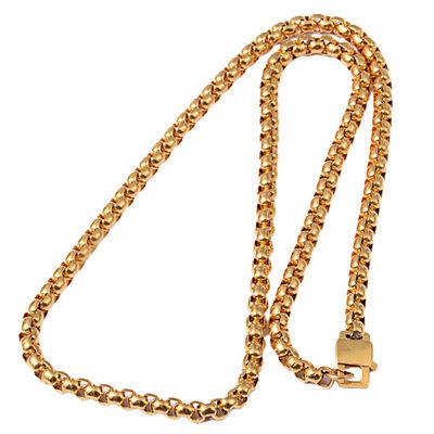 GOLD STAINLESS 6MM BOX CHAIN - 24