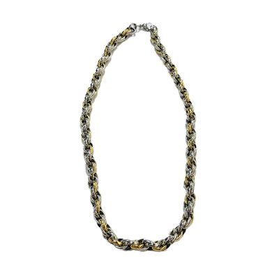 MIXED STAINLESS CABLE LINK CHAIN FJNB 22"