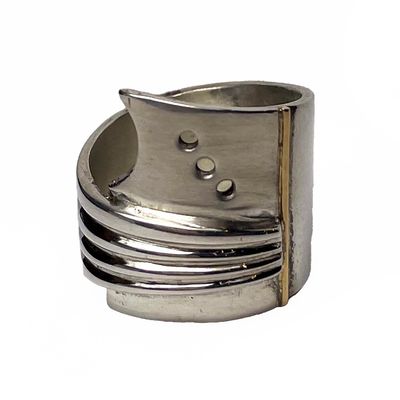 SILVER WRAP RING SIZE-7