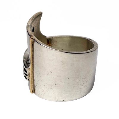 SILVER WRAP RING SIZE-7